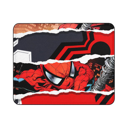 Spiderman Sketch of Action Mouse Pads | Custom Mouse Pad with Non-Slip Rubber Base