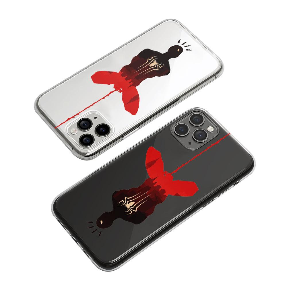 Spiderman Take Pictures Clear Soft Case-Oxvistore