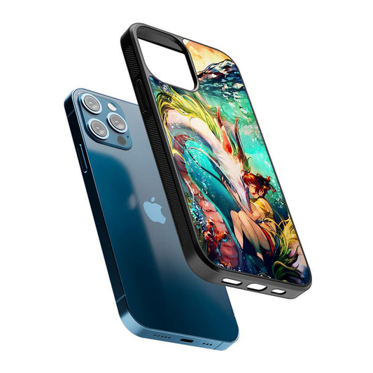 Spirited Away Studio Ghibli 2D Rubber Phone Case-Oxvistore