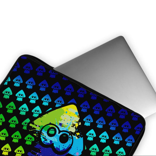 Splatoon Squid Colorful Laptop Sleeve Protective Cover-Oxvistore