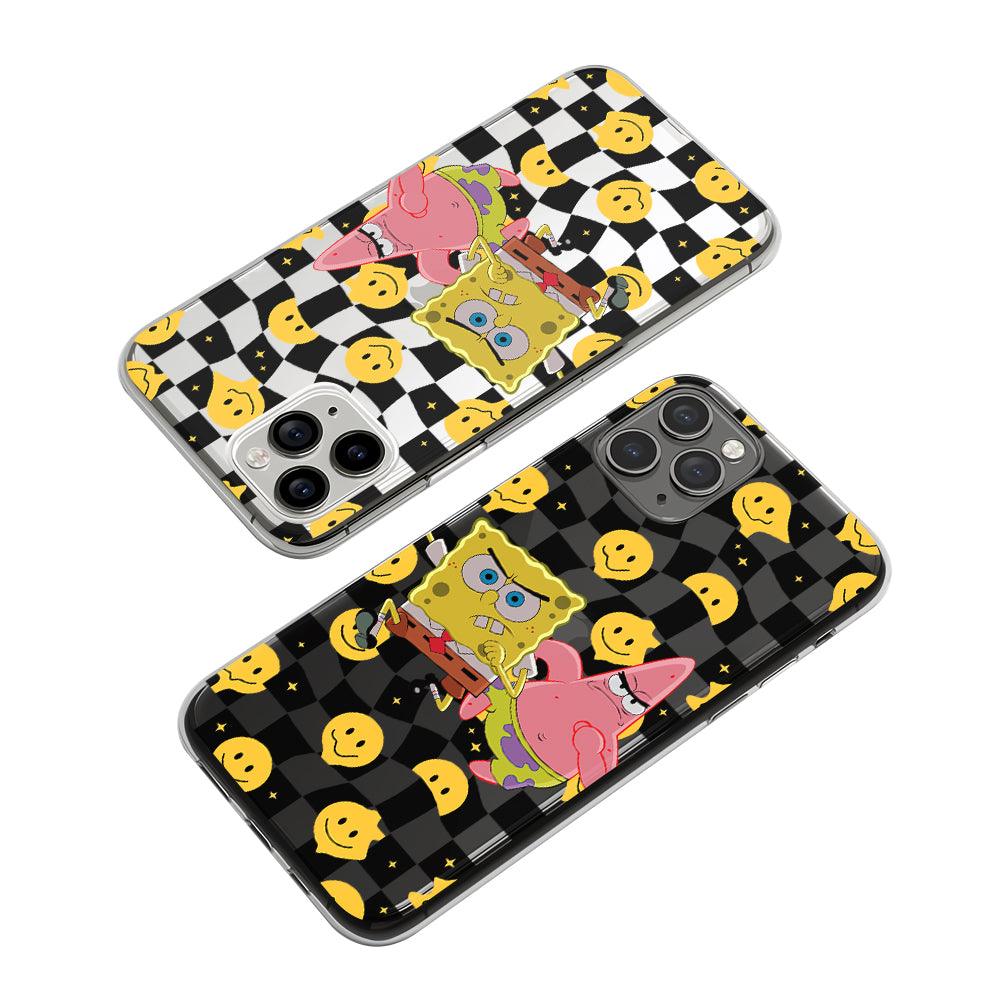 Spongebob and Patrick are Angry Clear Soft Case-Oxvistore