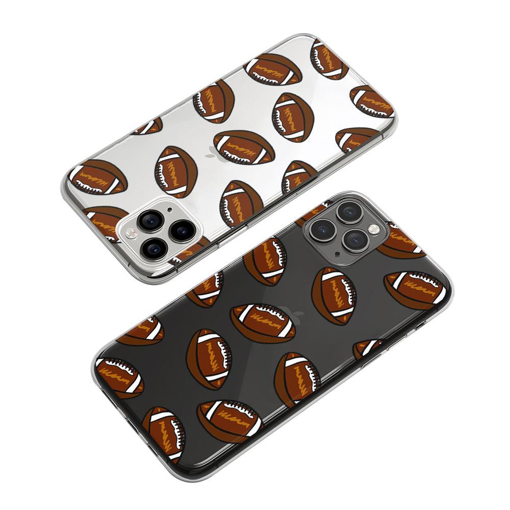 Sport Football Patern of Draw Art Ball Clear Soft Case-Oxvistore