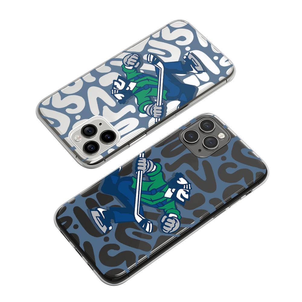 Sport Hockey Old Man Clear Soft Case-Oxvistore