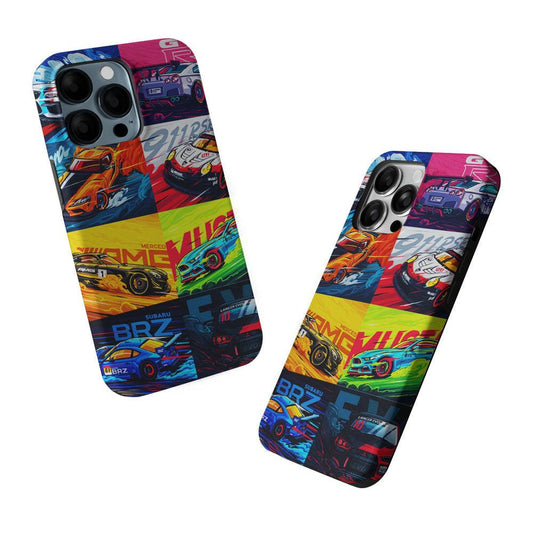 Sports Car Collection Art 2 in 1 Tough Phone Case-Oxvistore