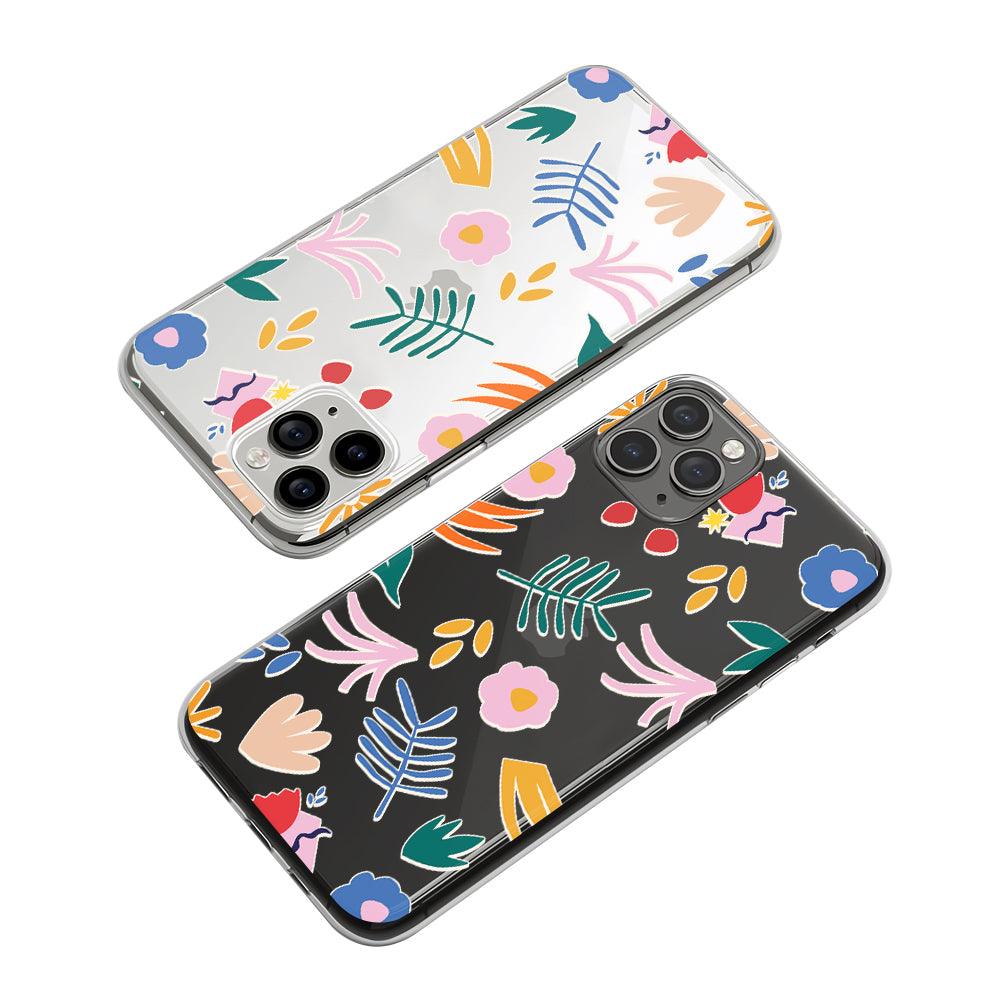 Spring Plant Shoot Silhouette Clear Soft Case-Oxvistore
