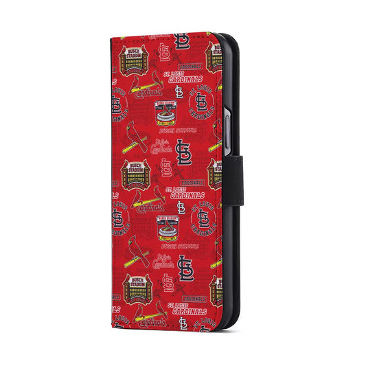 St. Louis Cardinals Retro Flip Wallet Phone Case-Oxvistore