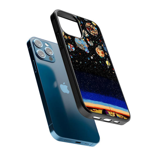Star Night Camping 2D Rubber Phone Case-Oxvistore