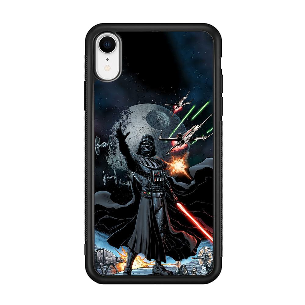 Star Wars Commander of Troopers iPhone XR Case-Rubber Black (2D Case)-Oxvistore