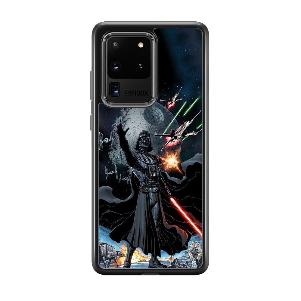 Star Wars Commander of Troopers Samsung Galaxy S20 Ultra Case-Rubber Black (2D Case)-Oxvistore