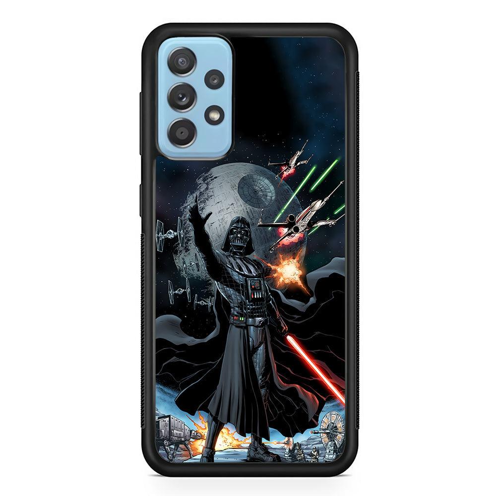 Star Wars Commander of Troopers Samsung Galaxy A52 Case-Rubber Black (2D Case)-Oxvistore