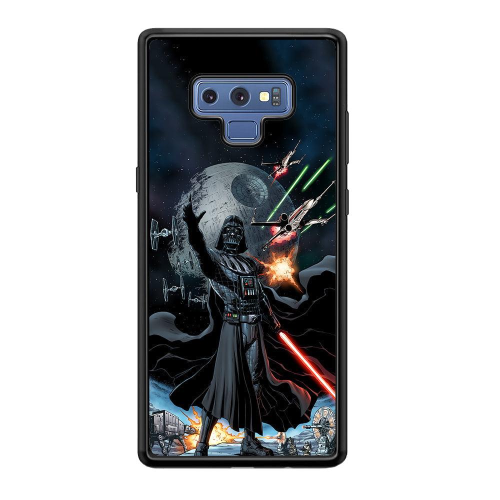 Star Wars Commander of Troopers Samsung Galaxy Note 9 Case-Rubber Black (2D Case)-Oxvistore
