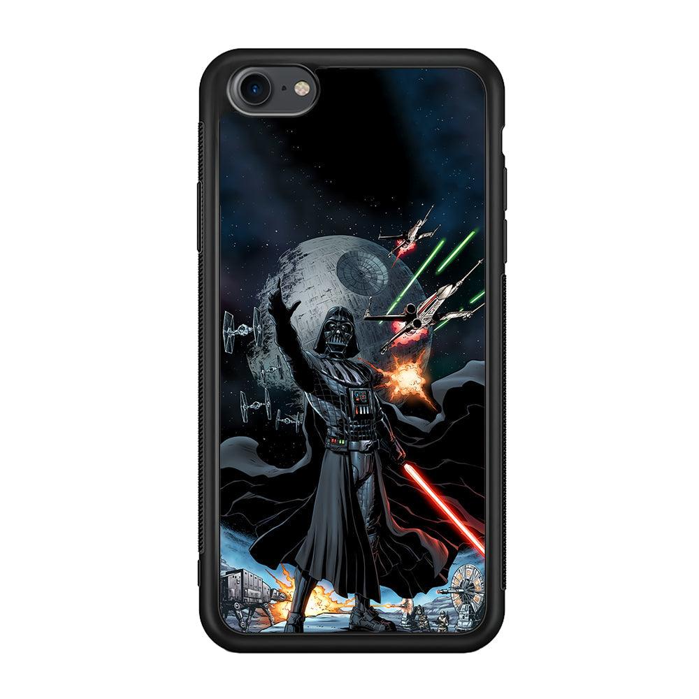Star Wars Commander of Troopers iPhone 8 Case-Rubber Black (2D Case)-Oxvistore