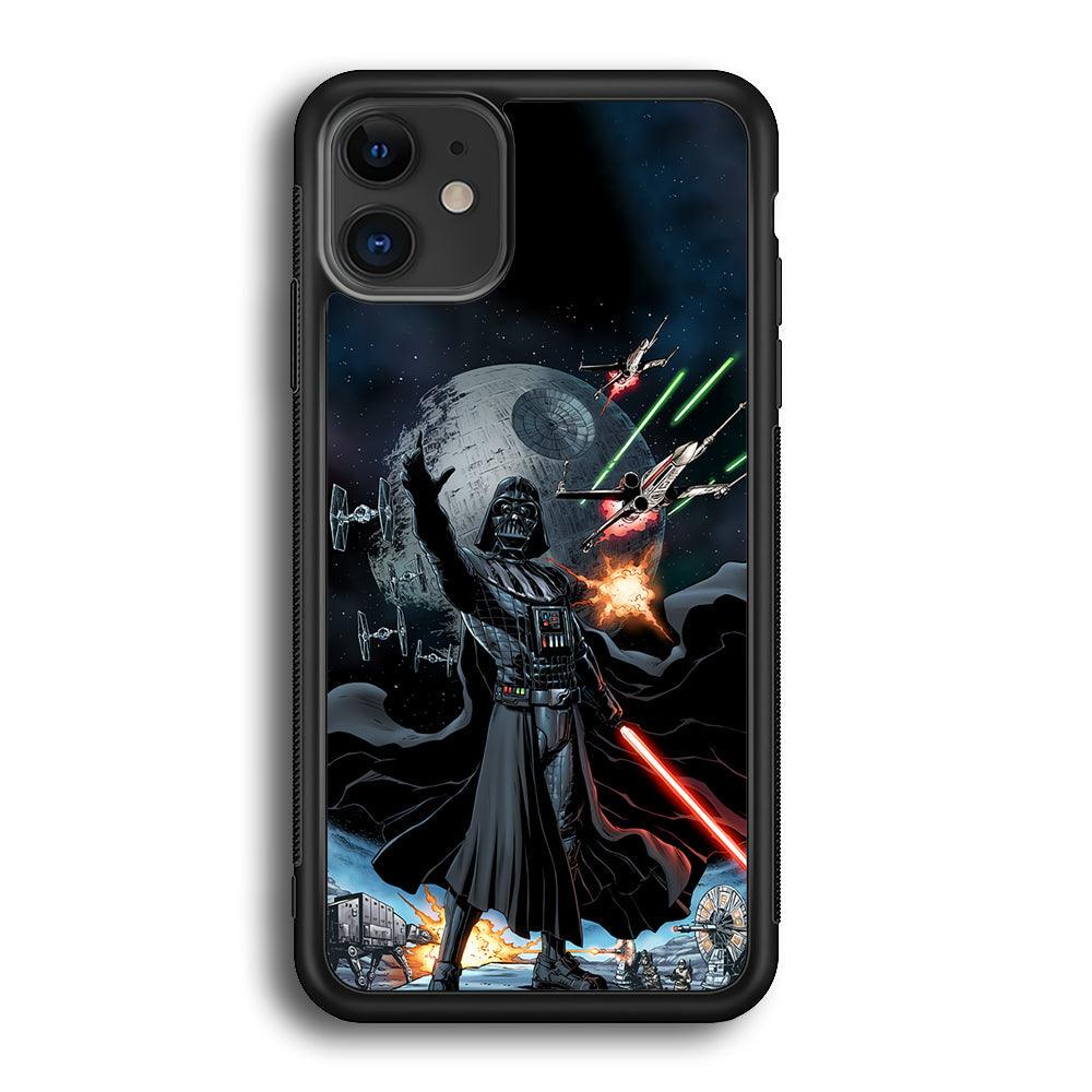 Star Wars Commander of Troopers iPhone 12 Case-Rubber Black (2D Case)-Oxvistore