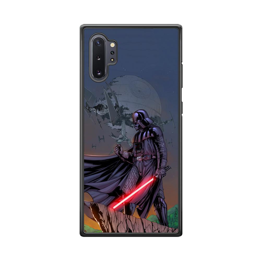 Star Wars Faith of Darth Vader Samsung Galaxy Note 10 Plus Case-Rubber Black (2D Case)-Oxvistore