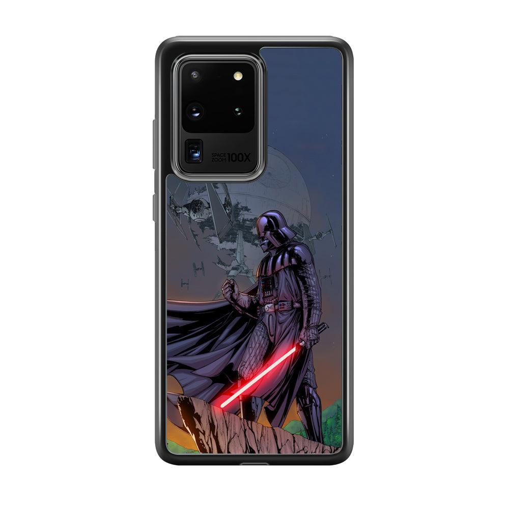 Star Wars Faith of Darth Vader Samsung Galaxy S20 Ultra Case-Rubber Black (2D Case)-Oxvistore