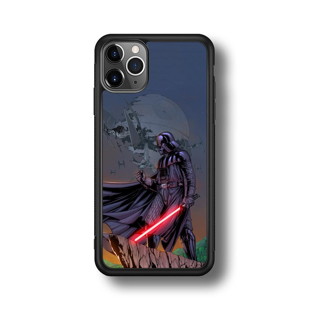 Star Wars Faith of Darth Vader iPhone 11 Pro Case-Rubber Black (2D Case)-Oxvistore