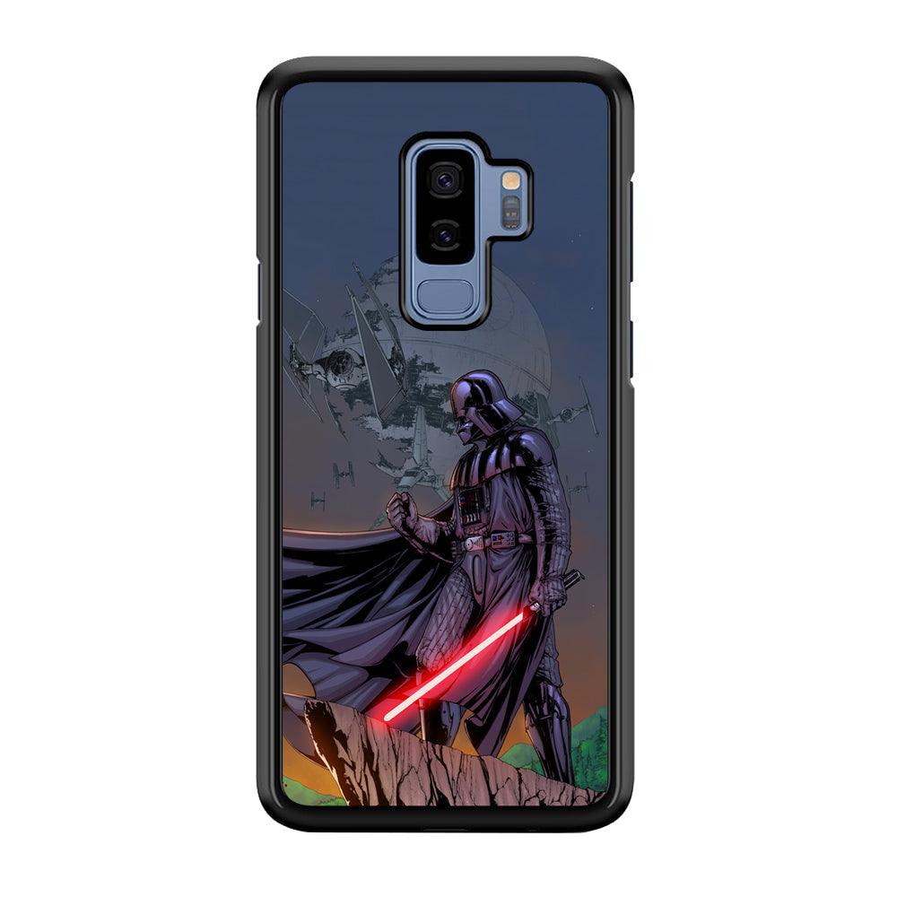 Star Wars Faith of Darth Vader Samsung Galaxy S9 Plus Case-Rubber Black (2D Case)-Oxvistore