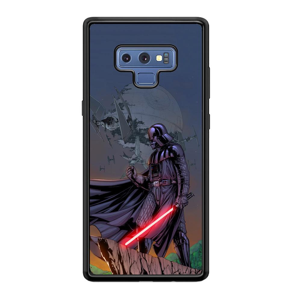 Star Wars Faith of Darth Vader Samsung Galaxy Note 9 Case-Rubber Black (2D Case)-Oxvistore