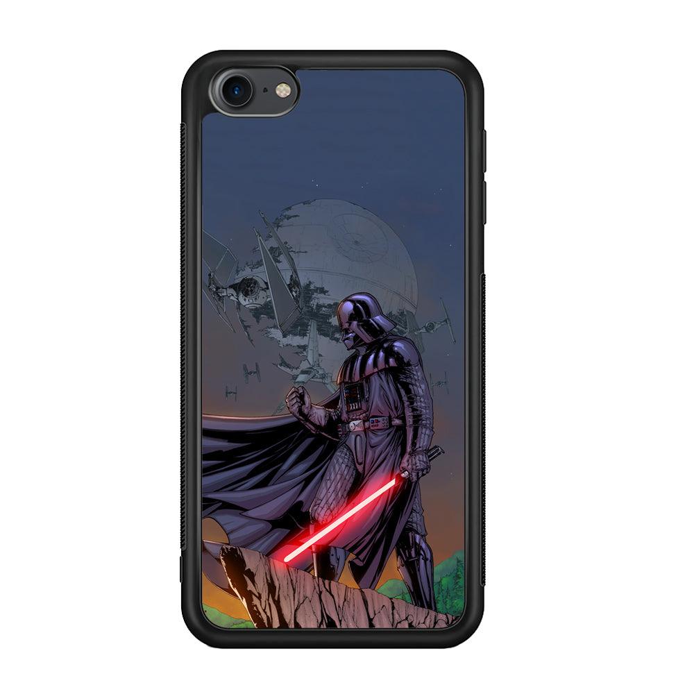Star Wars Faith of Darth Vader iPod Touch 6 Case-Rubber Black (2D Case)-Oxvistore