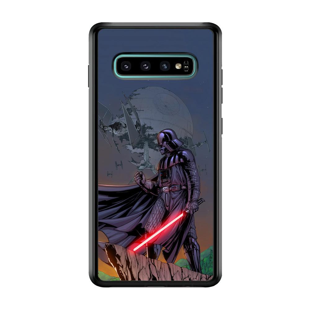 Star Wars Faith of Darth Vader Samsung Galaxy S10 Plus Case-Rubber Black (2D Case)-Oxvistore