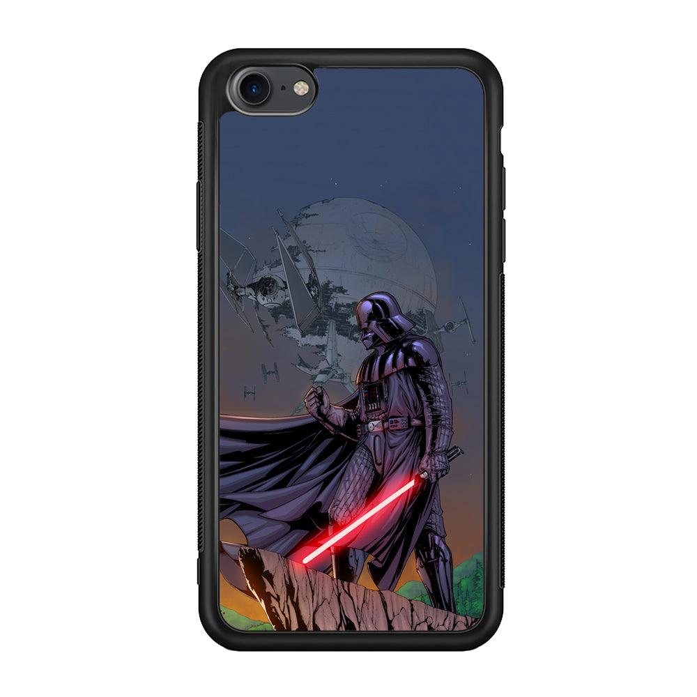 Star Wars Faith of Darth Vader iPhone 7 Case-Rubber Black (2D Case)-Oxvistore