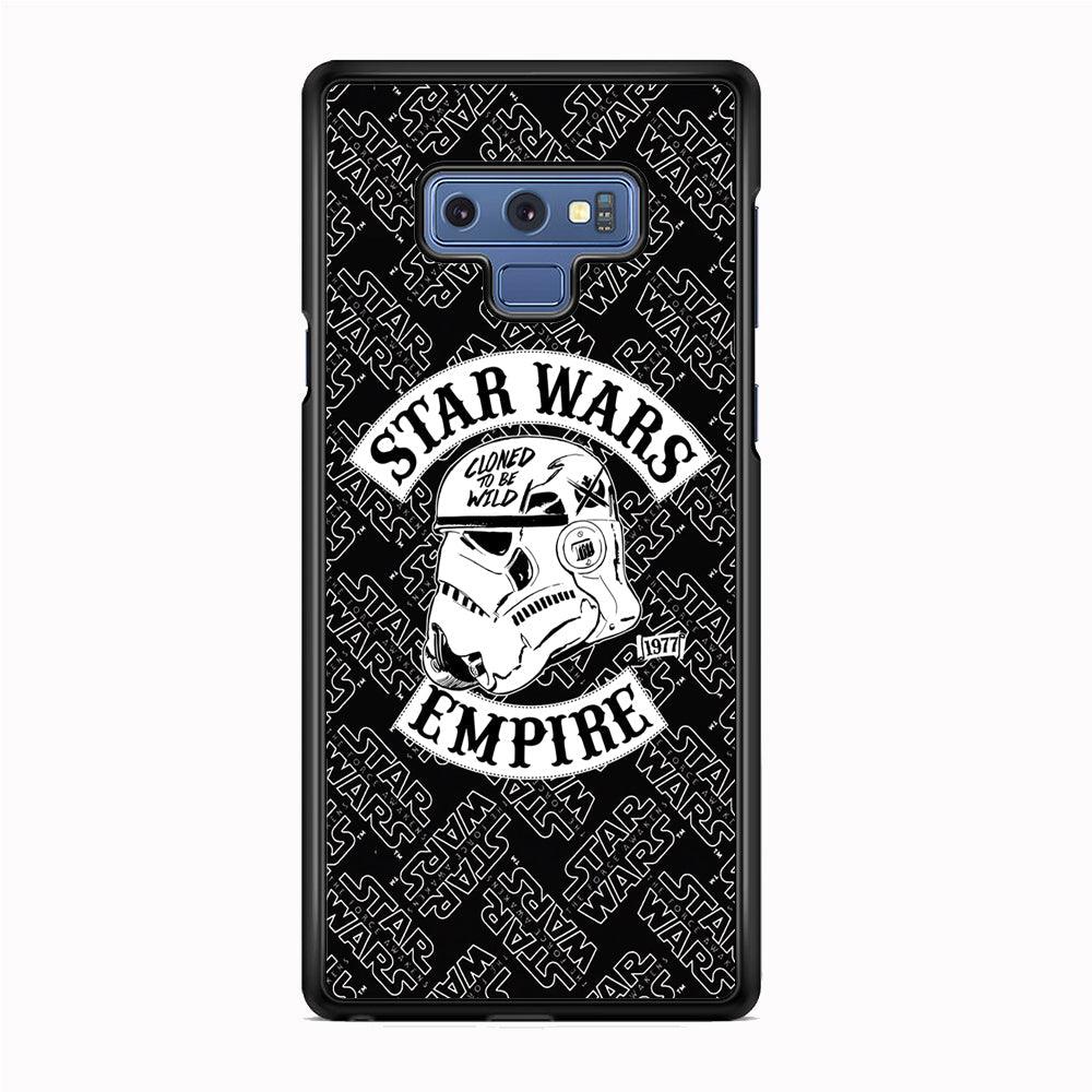 Star Wars Wild Clone Empire Samsung Galaxy Note 9 Case-Rubber White (2D Case)-Oxvistore