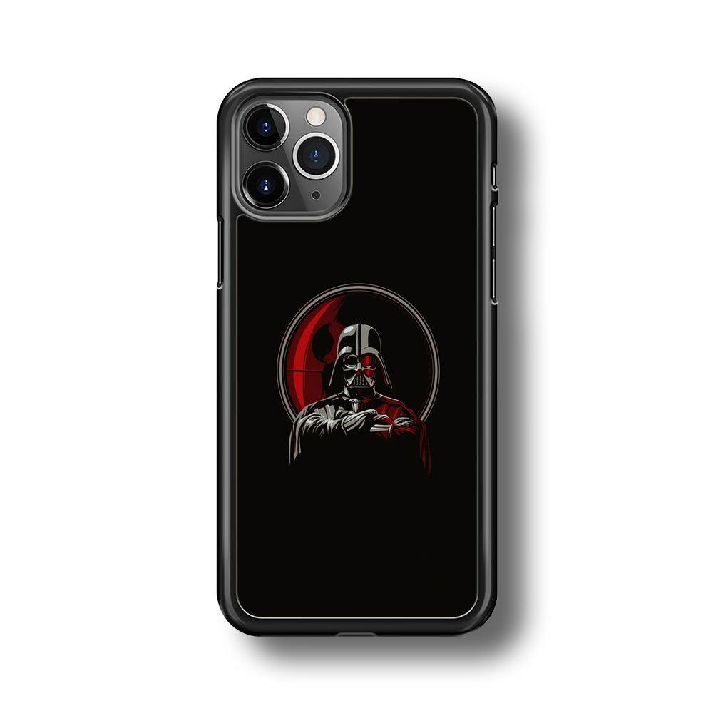 Starwars Darkness of Darth Vader iPhone 11 Pro Max Case-Rubber Black (2D Case)-Oxvistore