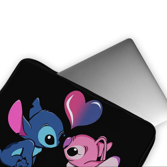Stitch Love Angle Laptop Sleeve Protective Cover-Oxvistore
