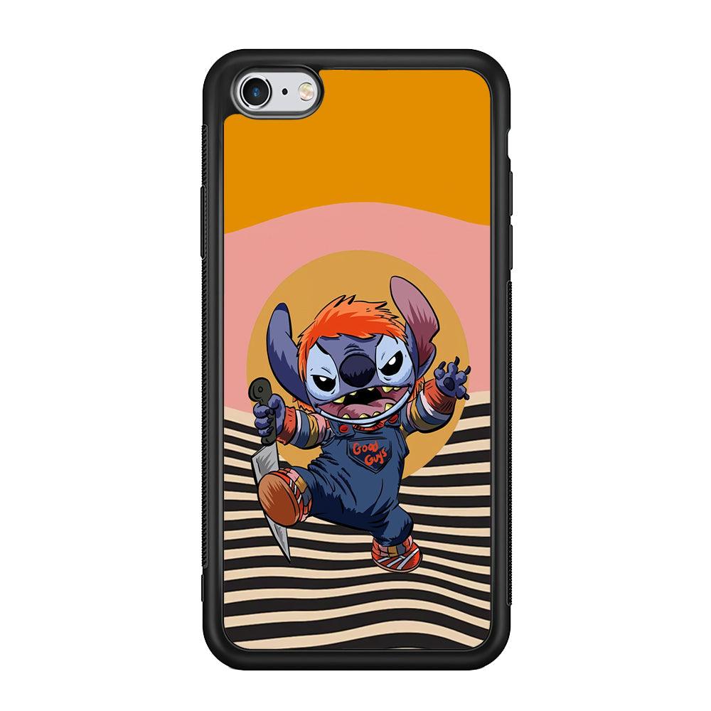 Stitch with Chucky Inside iPhone 6 Plus | 6s Plus Case-Rubber Black (2D Case)-Oxvistore