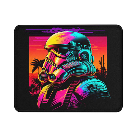 Stormtrooper Star Wars Synthwave Mouse Pads | Custom Mouse Pad with Non-Slip Rubber Base