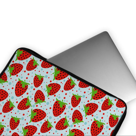 Strawberries Fruit Pattern Laptop Sleeve Protective Cover-Oxvistore