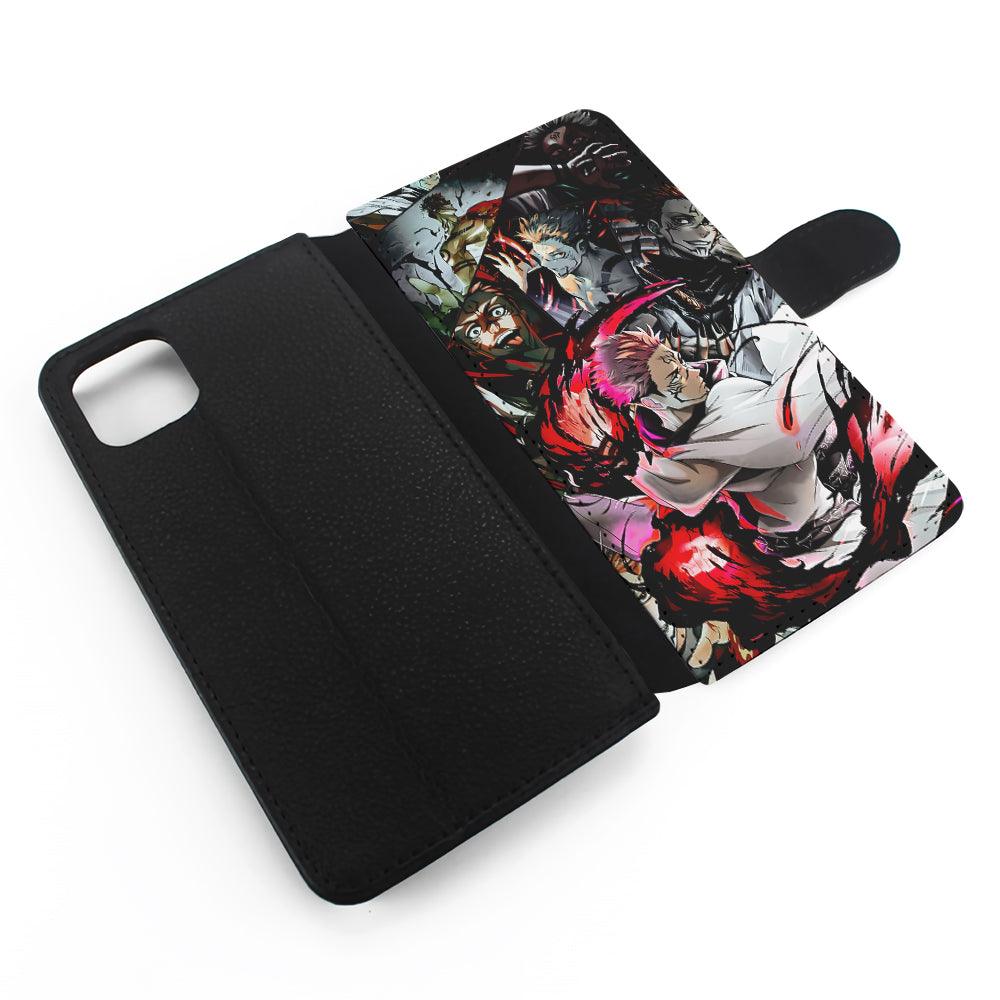 Sukuna Jujutsu Kaisen Cool Art Flip Wallet Phone Case-Oxvistore