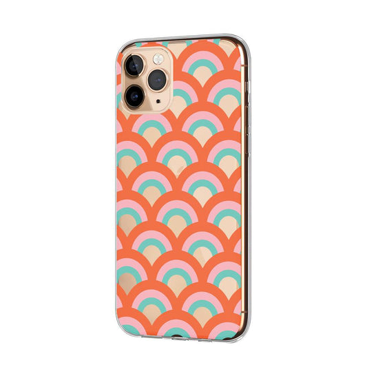 Sunset Scale Pattern in the Ocean Clear Soft Case-Oxvistore