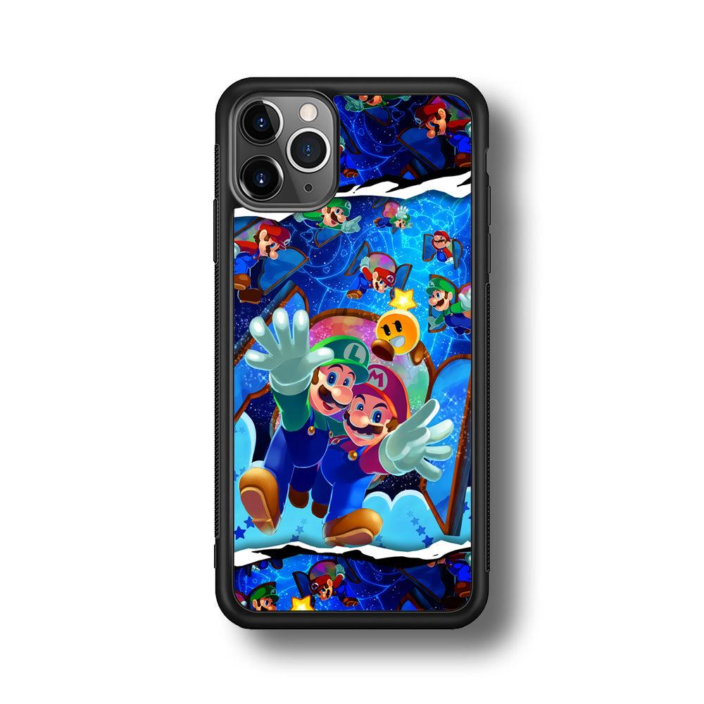 Super Mario Door to Victory iPhone 11 Pro Case-Rubber Black (2D Case)-Oxvistore