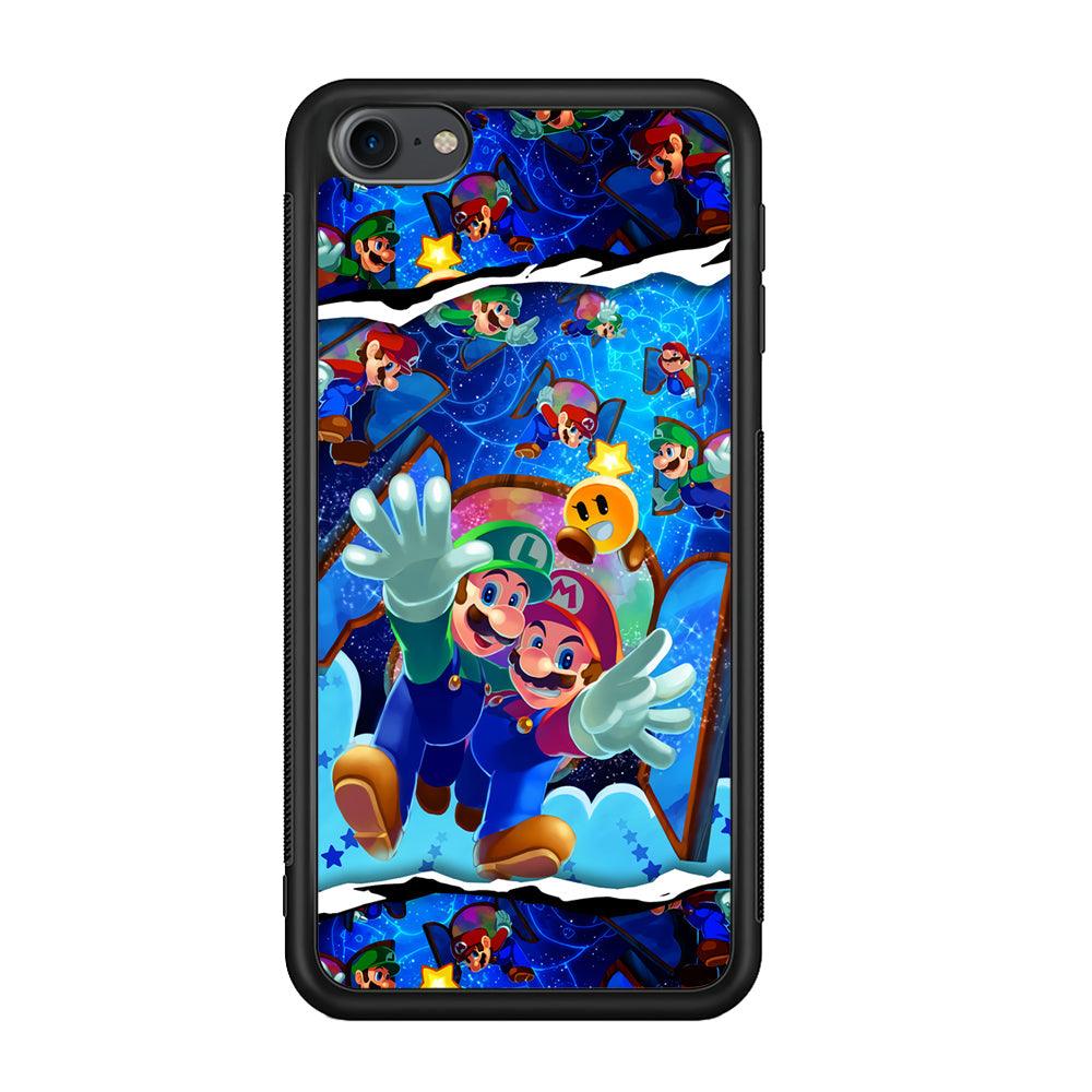Super Mario Door to Victory iPod Touch 6 Case-Rubber Black (2D Case)-Oxvistore