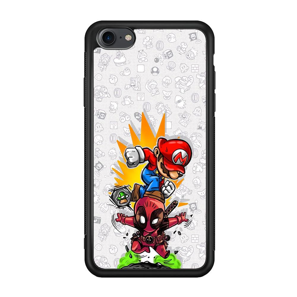 Super Mario Jerk The Problem iPhone 7 Case-Rubber Black (2D Case)-Oxvistore