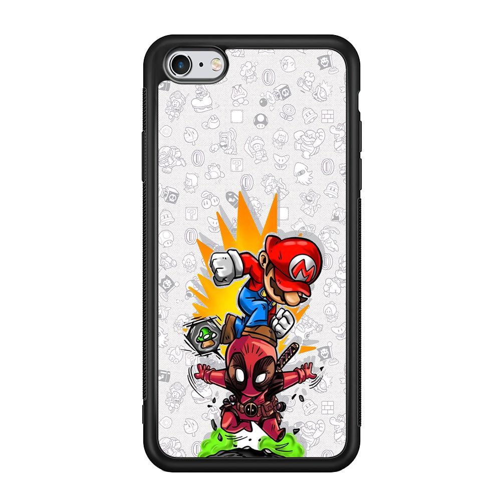 Super Mario Jerk The Problem iPhone 6 Plus | 6s Plus Case-Rubber Black (2D Case)-Oxvistore