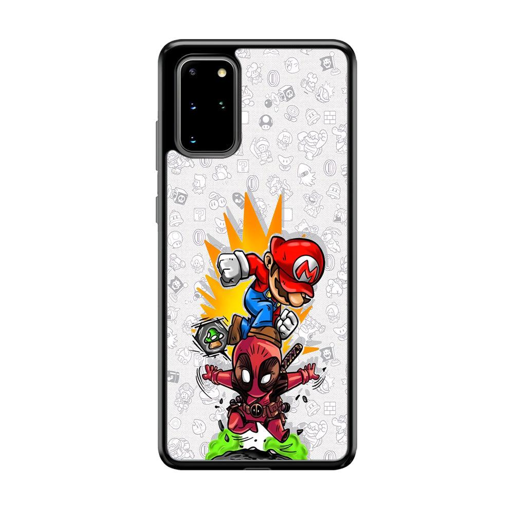 Super Mario Jerk The Problem Samsung Galaxy S20 Plus Case-Rubber Black (2D Case)-Oxvistore