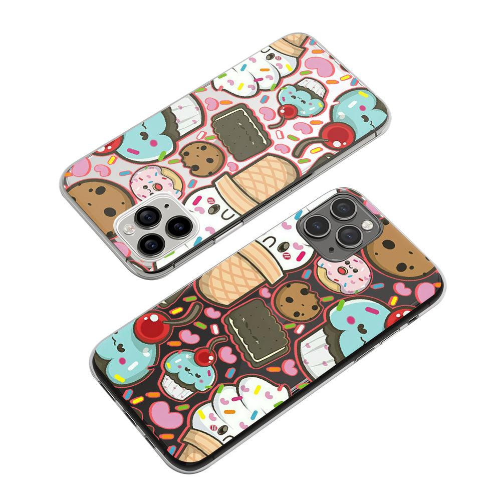 Sweet Cake Make Good Day Clear Soft Case-Oxvistore