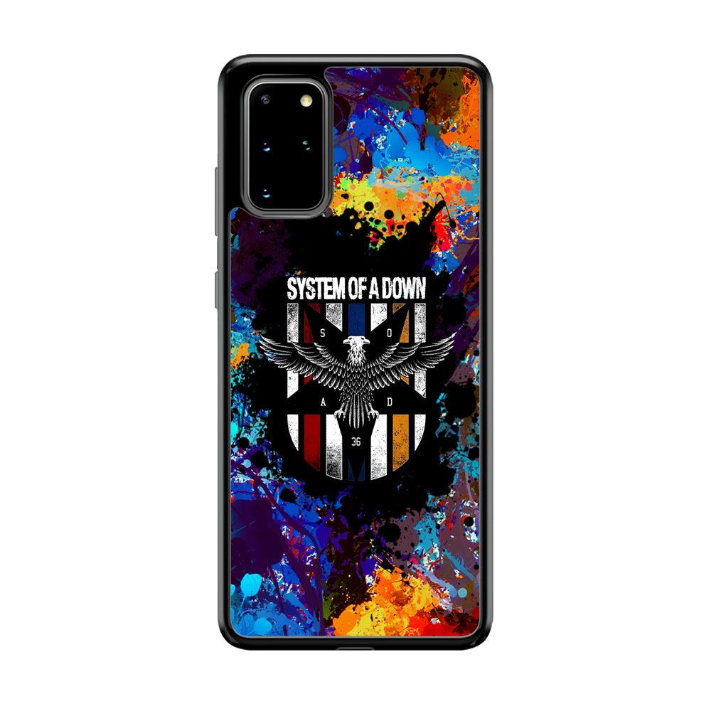System of a Down Spraying The World Samsung Galaxy S20 Plus Case-Rubber Black (2D Case)-Oxvistore