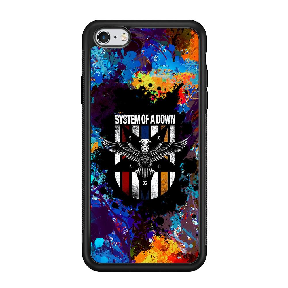 System of a Down Spraying The World iPhone 6 Plus | 6s Plus Case-Rubber Black (2D Case)-Oxvistore