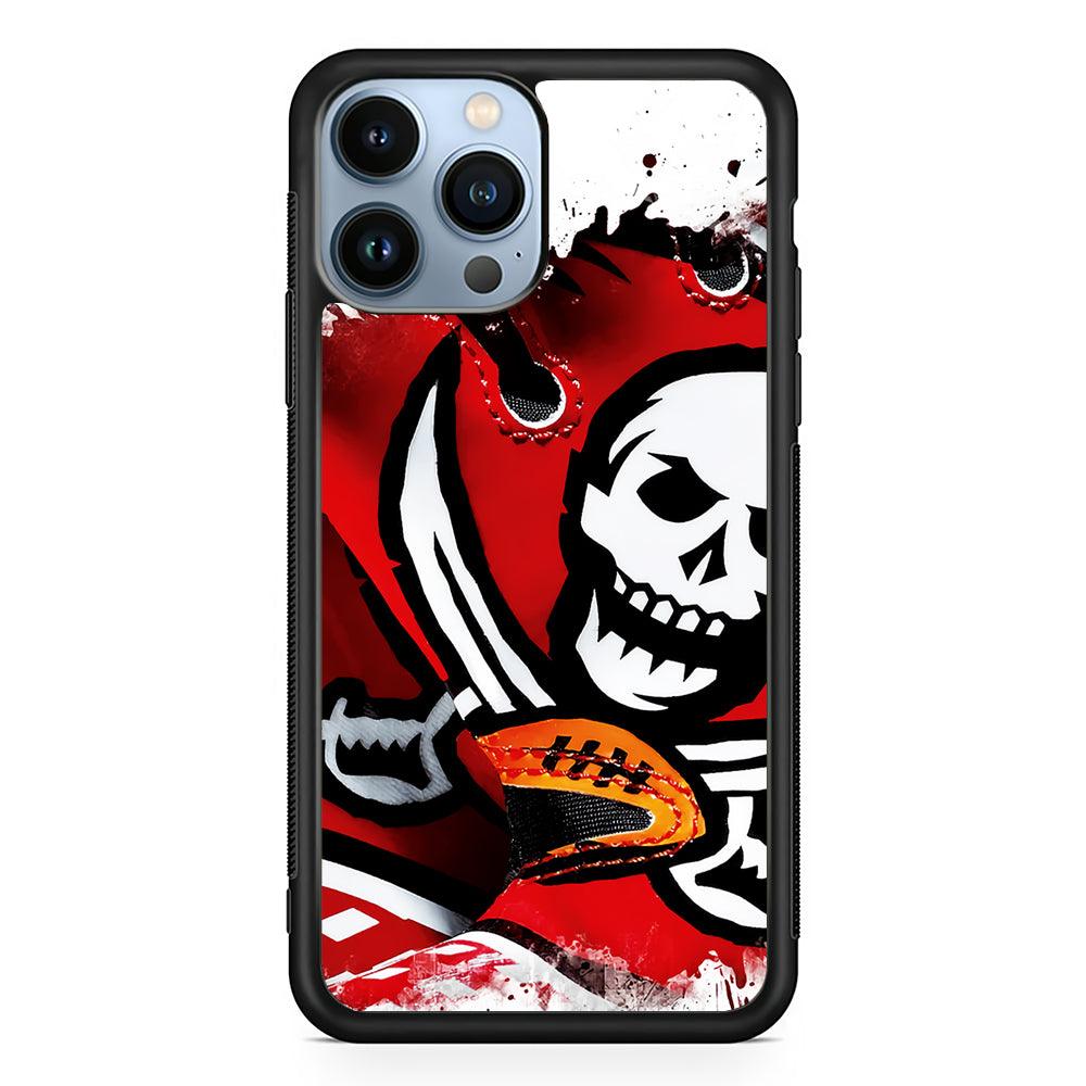 Tampa Bay Buccaneers Gloves 2D Rubber Phone Case-Black-Oxvistore