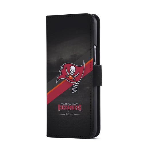 Tampa Bay Buccaneers Logo Flip Wallet Phone Case-Oxvistore