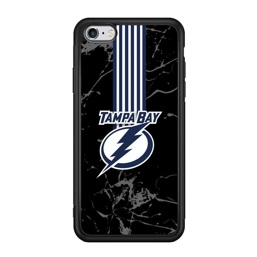 Tampa Bay Lightning Grey Light iPhone 6 | 6s Case-Rubber Black (2D Case)-Oxvistore