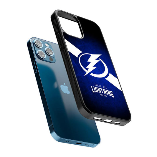 Tampa Bay Lightning Logo 2D Rubber Phone Case-Oxvistore