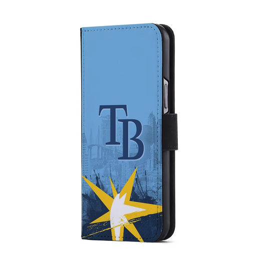 Tampa Bay Rays Logo Flip Wallet Phone Case-Oxvistore