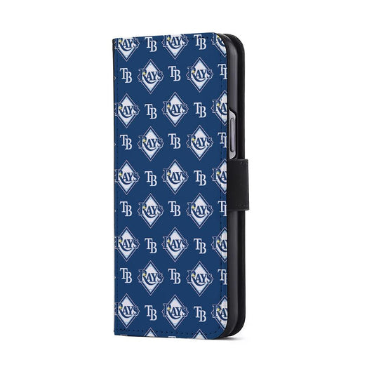 Tampa Bay Rays Pattern Flip Wallet Phone Case-Oxvistore