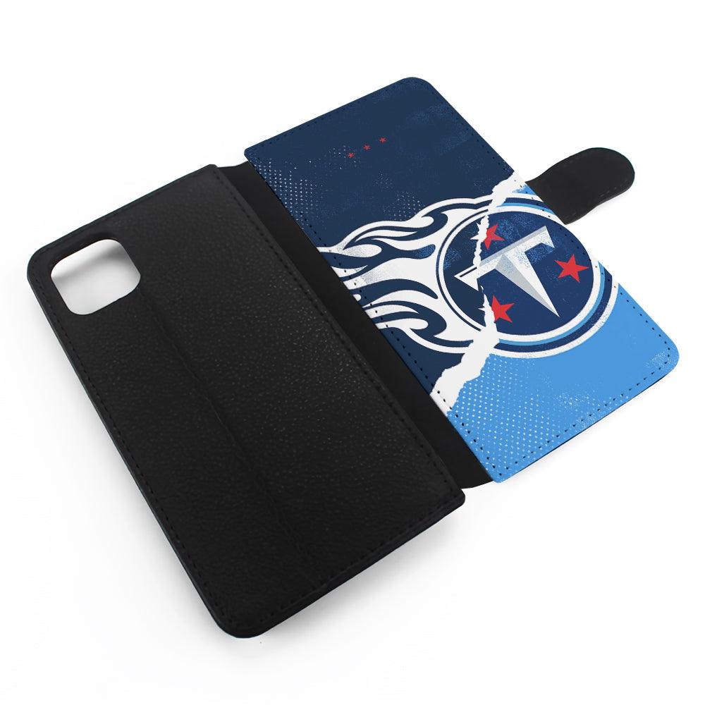 Tennessee Titans Logo Flip Wallet Phone Case-Oxvistore