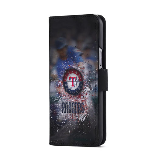 Texas Rangers Logo Flip Wallet Phone Case-Oxvistore