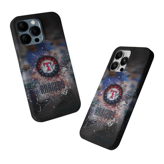 Texas Rangers Logo 2 in 1 Tough Phone Case-Oxvistore